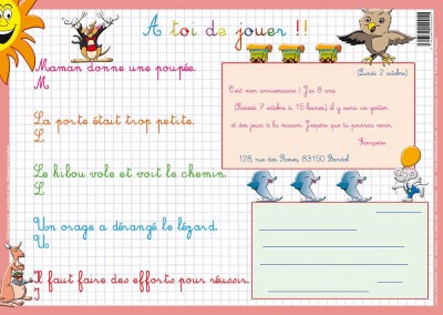 L'ECRITURE VERSO